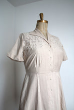 Load image into Gallery viewer, vintage 1950s eyelet dress {1X}