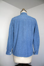 Load image into Gallery viewer, vintage 1940s 50s denim smock jacket {S-L}