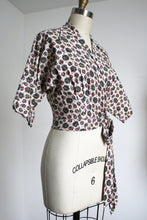 Load image into Gallery viewer, vintage 1950s wrap blouse {s}