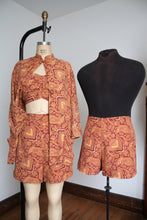 Load image into Gallery viewer, vintage 1940s rayon "his & hers" swim set {L}