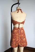 Load image into Gallery viewer, vintage 1940s rayon "his & hers" swim set {L}