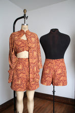 Load image into Gallery viewer, vintage 1940s rayon "his & hers" swim set {L}