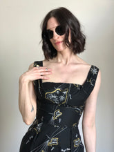 Load image into Gallery viewer, vintage 1950s Surf n' Sand dress {xxs}