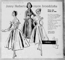 Load image into Gallery viewer, vintage 1950s navy evening dress {s}