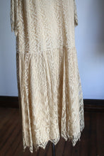 Load image into Gallery viewer, vintage 1930s lace dress {xs}