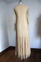 Load image into Gallery viewer, vintage 1930s lace dress {xs}