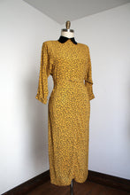 Load image into Gallery viewer, vintage 1940s novelty luck dress {m}