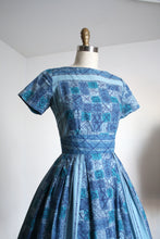 Load image into Gallery viewer, vintage 1950s cotton dress {xs}