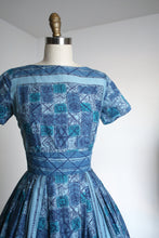 Load image into Gallery viewer, vintage 1950s cotton dress {xs}