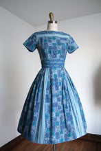 Load image into Gallery viewer, vintage 1950s cotton dress {xs}