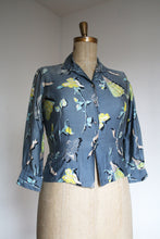 Load image into Gallery viewer, vintage 1950s novelty blouse {XL}