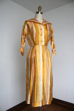 Load image into Gallery viewer, vintage 1950s silk dress {xs}