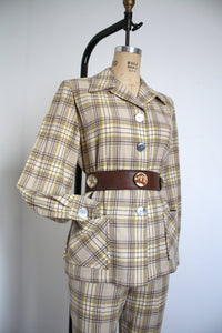 vintage 1950s 49er jacket and pant set {xs}