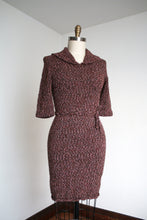 Load image into Gallery viewer, vintage 1950s knit sweater dress {xs-m}