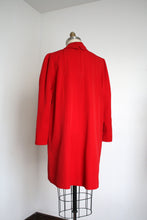 Load image into Gallery viewer, vintage 1940s red coat {L}
