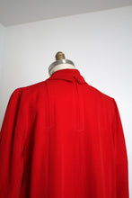Load image into Gallery viewer, vintage 1940s red coat {L}
