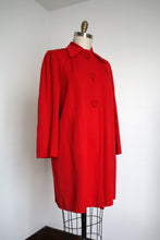 Load image into Gallery viewer, vintage 1940s red coat {L}