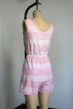 Load image into Gallery viewer, vintage 1950s pink romper {xs-s}
