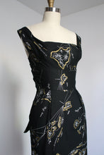 Load image into Gallery viewer, vintage 1950s Surf n' Sand dress {xxs}