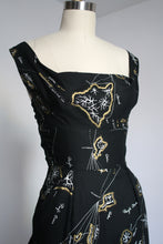 Load image into Gallery viewer, vintage 1950s Surf n' Sand dress {xxs}
