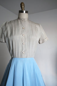vintage 1950s two tone dress {xs}