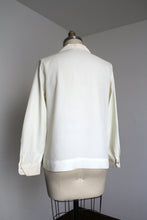 Load image into Gallery viewer, vintage 1960s novelty ZEBRA blouse {L}