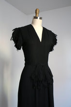 Load image into Gallery viewer, vintage 1940s novelty dress {xs}