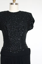 Load image into Gallery viewer, MARKED DOWN vintage 1940s Frank Starr sequin gown {m}