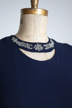 Load image into Gallery viewer, vintage 1940s beaded dress {XL}