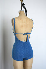 Load image into Gallery viewer, vintage 1930s blue swimsuit {xs}