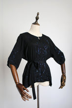 Load image into Gallery viewer, antique 1920s beaded blouse {XL}