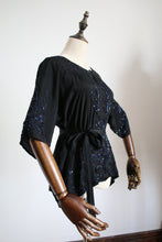 Load image into Gallery viewer, antique 1920s beaded blouse {XL}