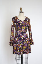 Load image into Gallery viewer, MARKED DOWN vintage 1960s novelty mini dress {s/m}