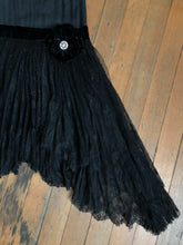 Load image into Gallery viewer, MARKED DOWN vintage 1920s black party dress {xs}