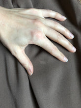 Load image into Gallery viewer, vintage 1950s brown wool dress {s}