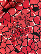 Load image into Gallery viewer, MARKED DOWN vintage 1940s silk novelty Tall Ship dress {s}