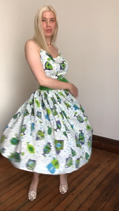 MARKED DOWN vintage 1950s candy dress {xs}