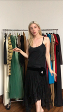 Load image into Gallery viewer, MARKED DOWN vintage 1920s black party dress {xs}