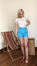 Load image into Gallery viewer, MARKED DOWN vintage 1960s nautical blouse {xs}