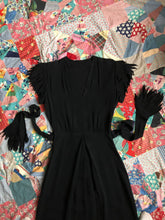 Load image into Gallery viewer, vintage 1940s novelty dress {xs}