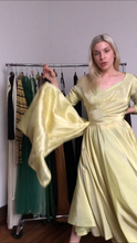 Load image into Gallery viewer, MARKED DOWN vintage 1950s green party dress {xs}