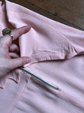 Load image into Gallery viewer, vintage 1930s pink rayon dress {s}