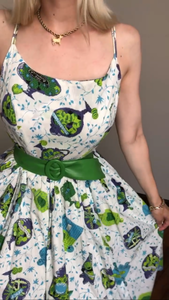 MARKED DOWN vintage 1950s candy dress {xs}