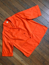 Load image into Gallery viewer, MARKED DOWN NOS vintage 1950s orange sailor jacket {XL}