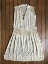 Load image into Gallery viewer, vintage 1920s embroidered folk dress {L}
