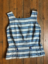 Load image into Gallery viewer, vintage 1950s striped tank top {M}