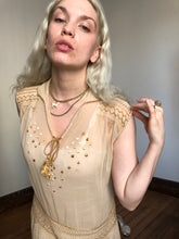 Load image into Gallery viewer, vintage 1920s embroidered folk dress {L}