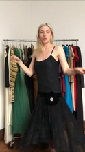 Load image into Gallery viewer, MARKED DOWN vintage 1920s black party dress {xs}