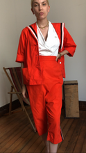 Load image into Gallery viewer, vintage 1950s nautical jacket & pant set {M}