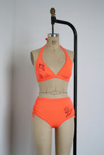 Load image into Gallery viewer, MARKED DOWN vintage 1970s Catalina neon bikini {XS/S}